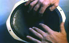 Bonding The Dust Cap To The Cone