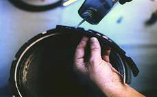 Bonding The Gasket To The Frame